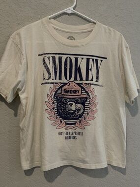 Smokey Bear "Only You Can Prevent Wildfires" Boxy Tee L